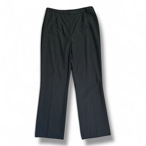 ESCADA NEW WOOL BLACK STRAIGHT LEG SUIT PANTS SZ 38 / 8